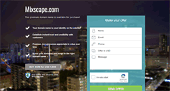 Desktop Screenshot of mixscape.com